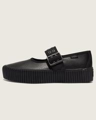 Women Vans Mary Jane Creeper Platform Shoe in Black