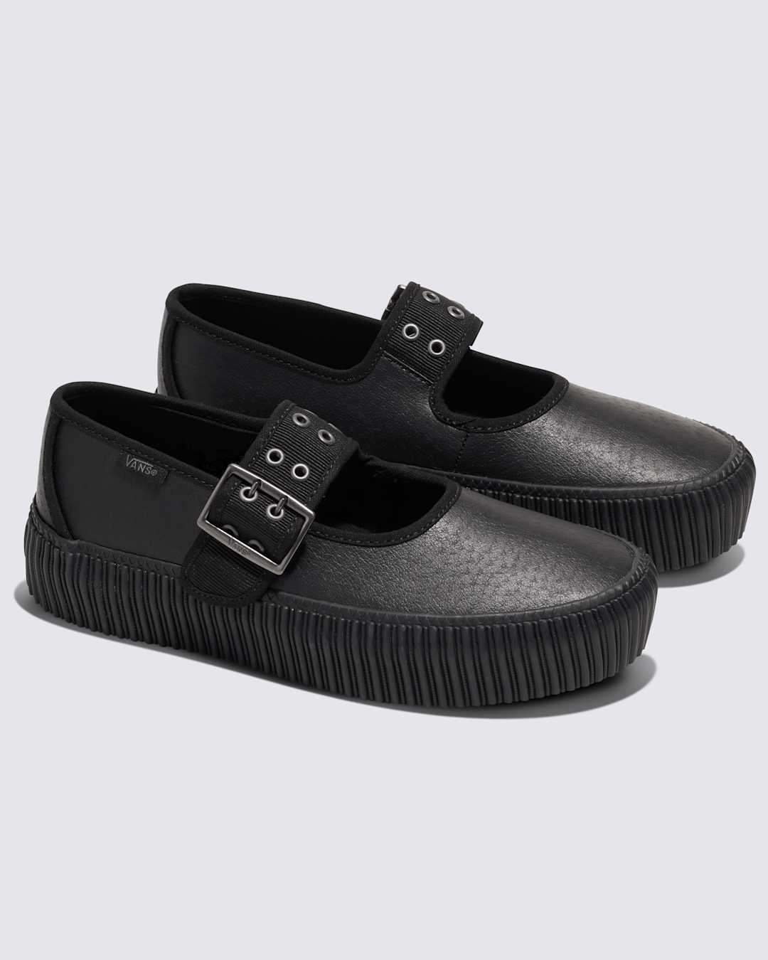 Women Vans Mary Jane Creeper Platform Shoe in Black