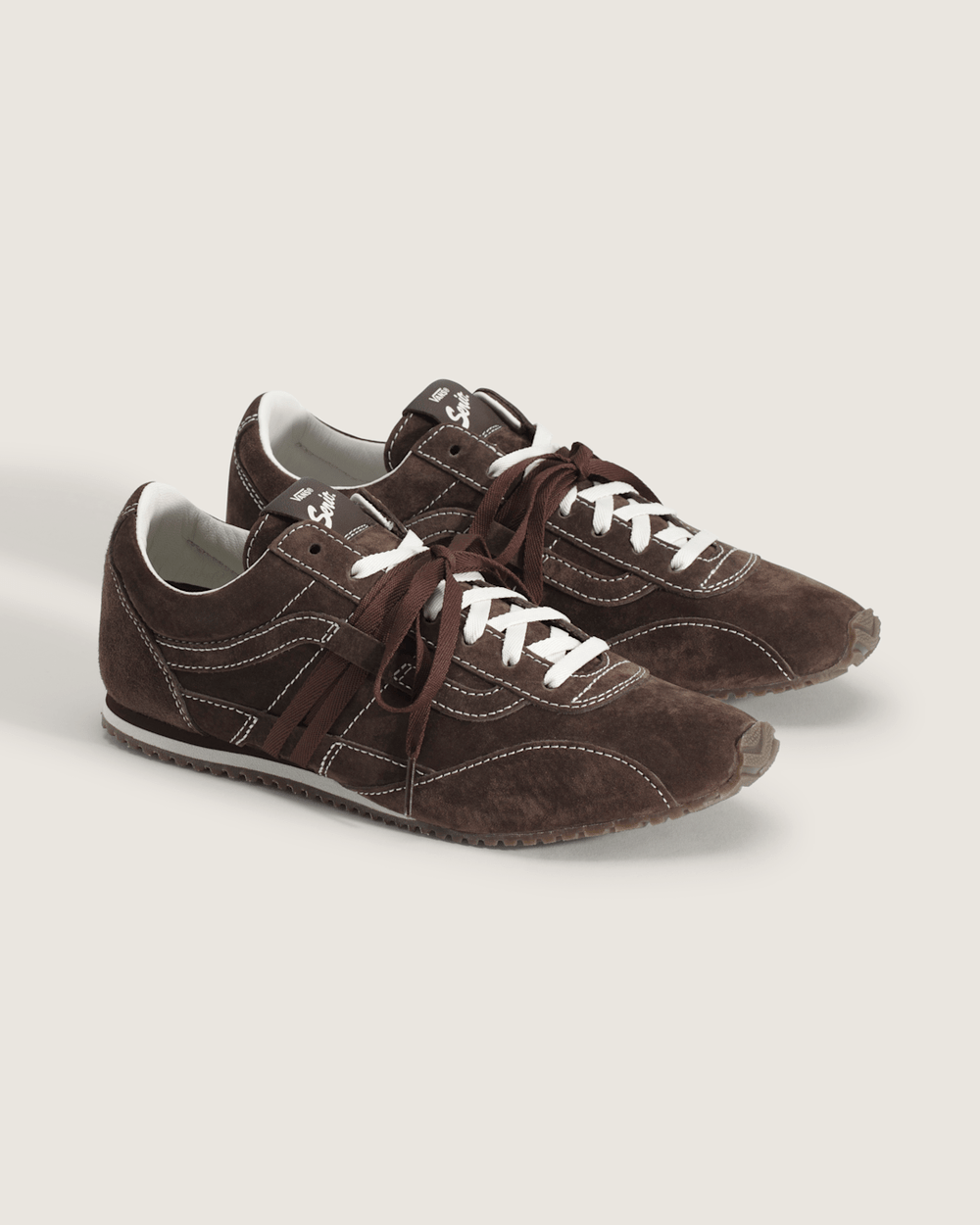 Women Vans Premium Super Lowpro Trainer in Brown
