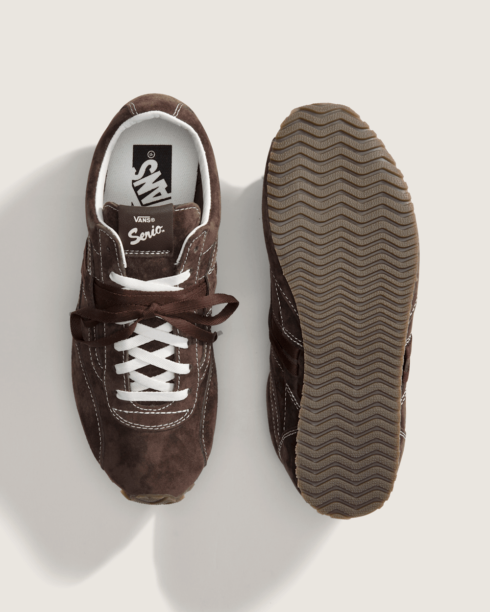Women Vans Premium Super Lowpro Trainer in Brown