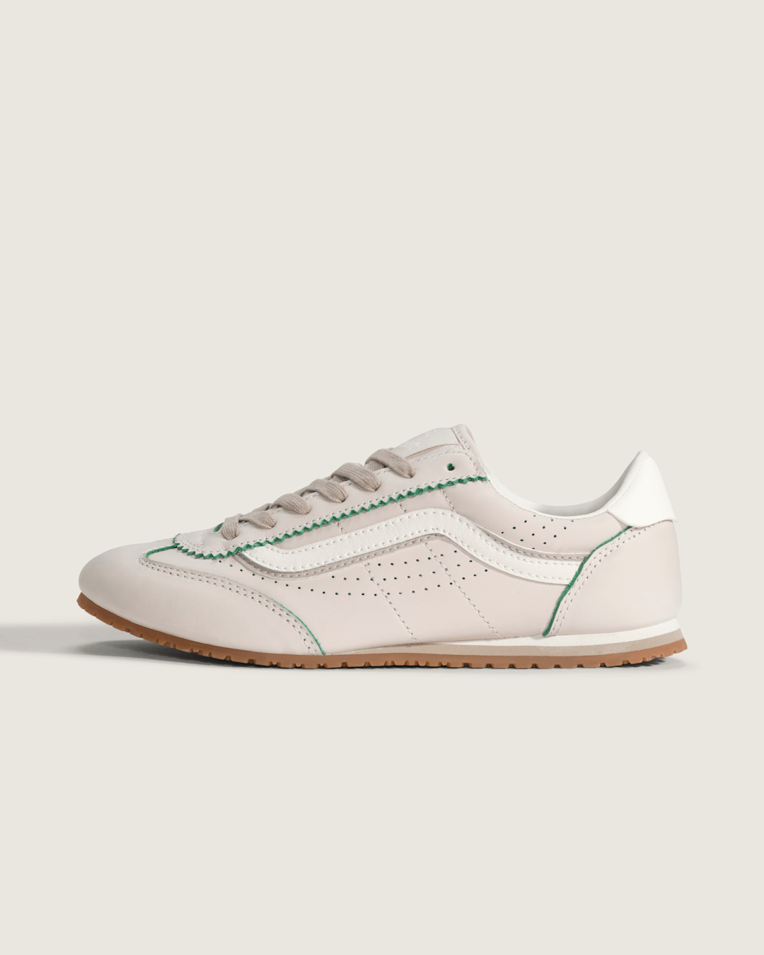 Women|Sale Vans Super Lowpro Shoe in Taupe Mist Beige / Sea Green