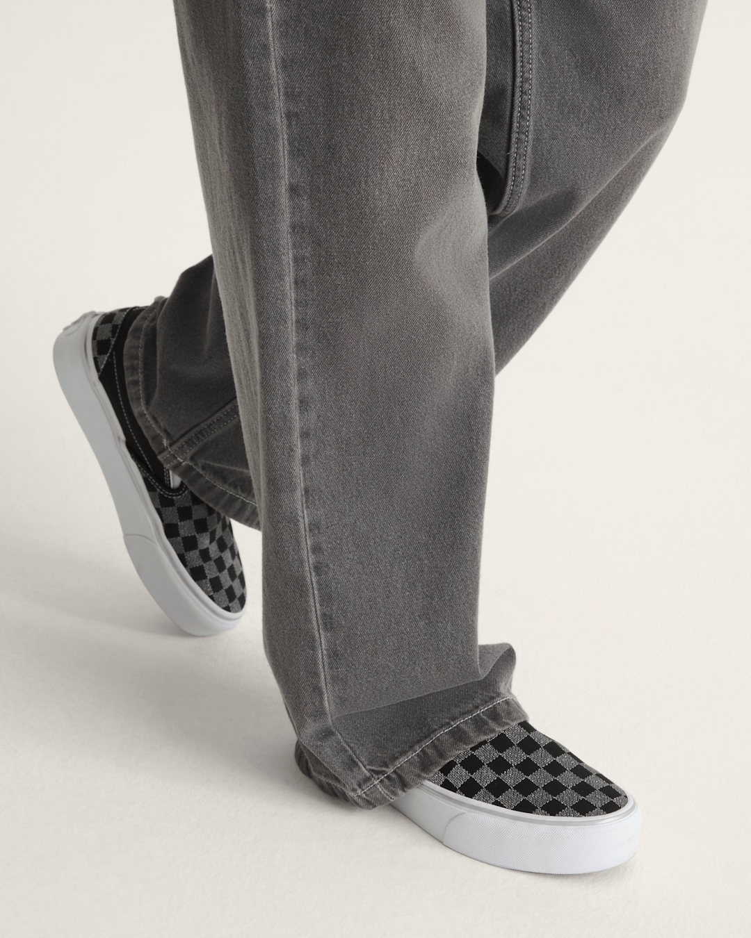 Women|Sale Vans Classic Slip-On Platform Checkerboard Shoe in Checkerboard Black