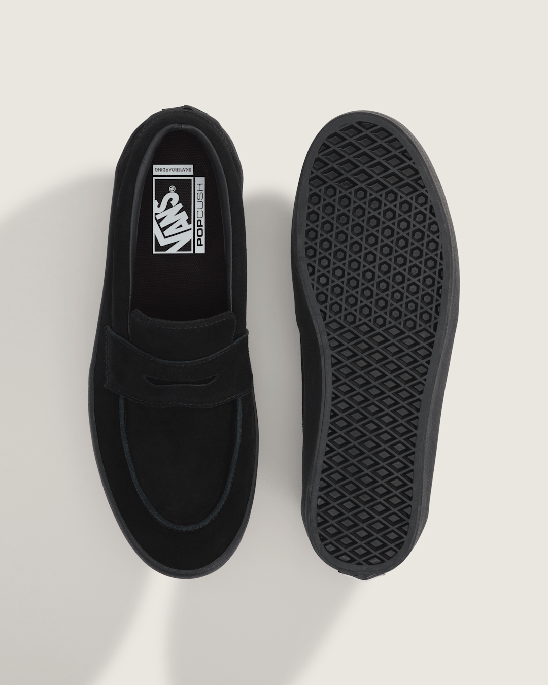 Women|Men Vans Skate Loafer Shoe in Blackout