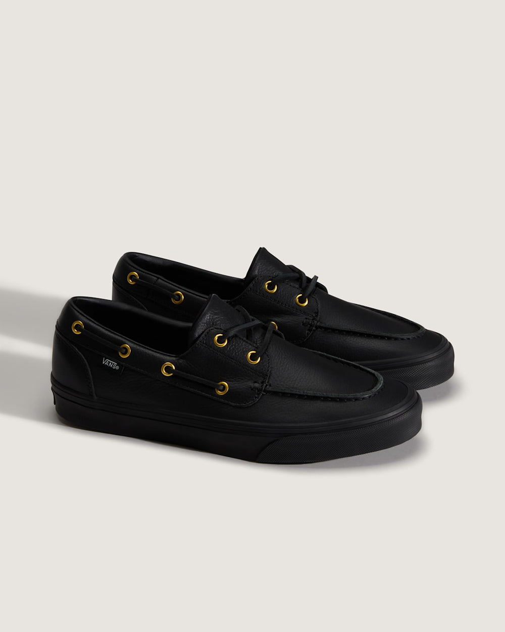 Women|Men Vans 2-Eyelet Boat Shoe in Black