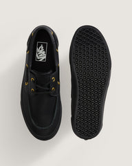 Women|Men Vans 2-Eyelet Boat Shoe in Black