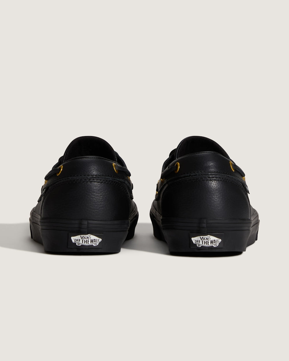 Women|Men Vans 2-Eyelet Boat Shoe in Black
