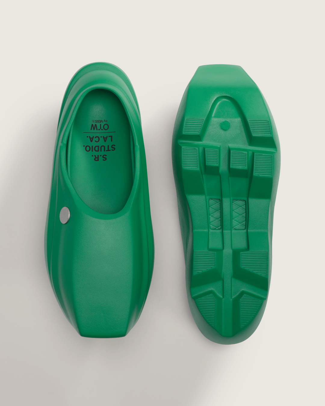 Women Vans OTW by Vans X S.R. STUDIO. LA. CA. Clog in Green Tambourine