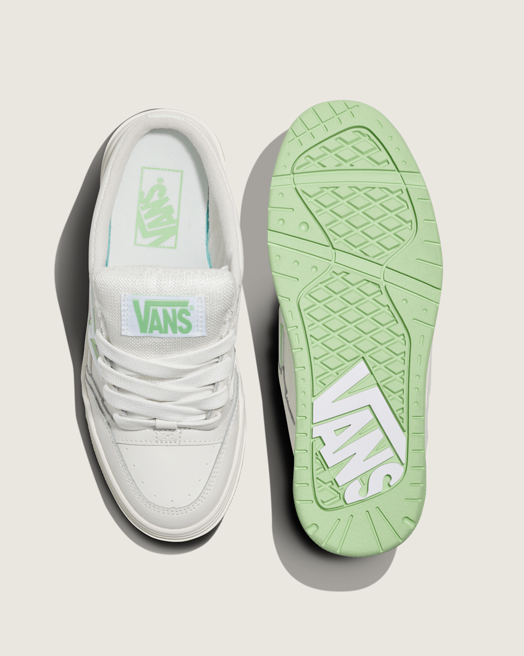 Women|Sale Vans Upland Mule Shoe in Off White / Green