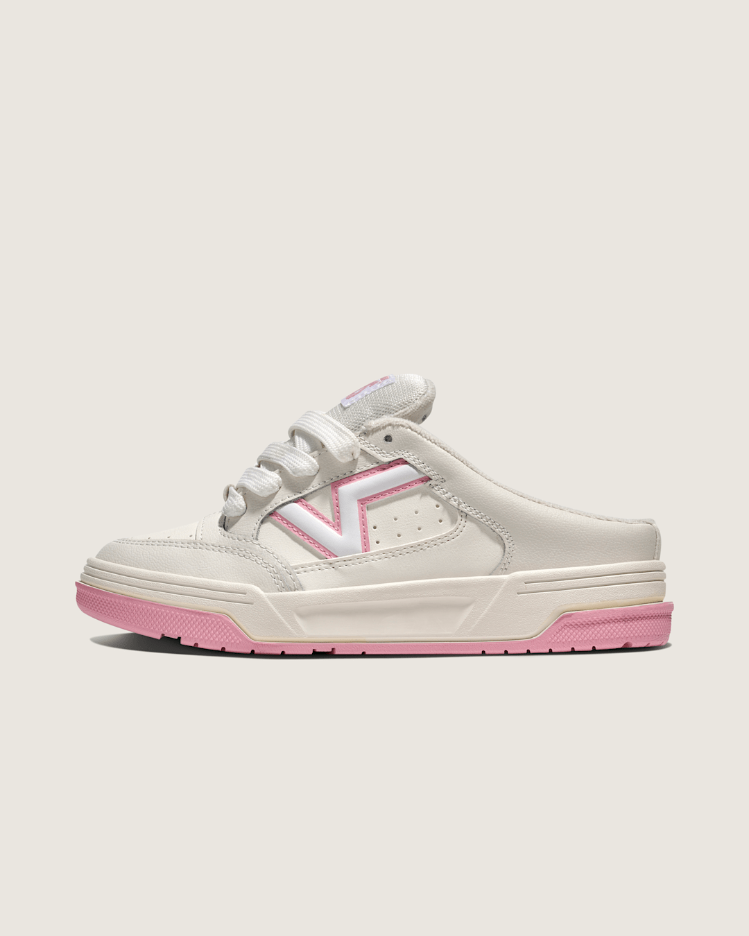 Women|Sale Vans Upland Mule Shoe in Off White / Pink