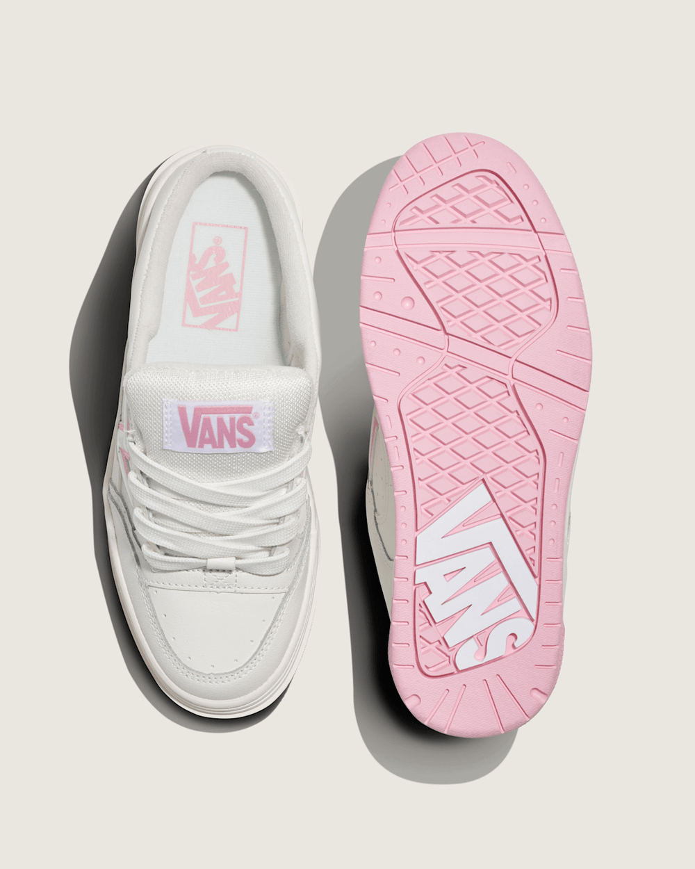 Women|Sale Vans Upland Mule Shoe in Off White / Pink