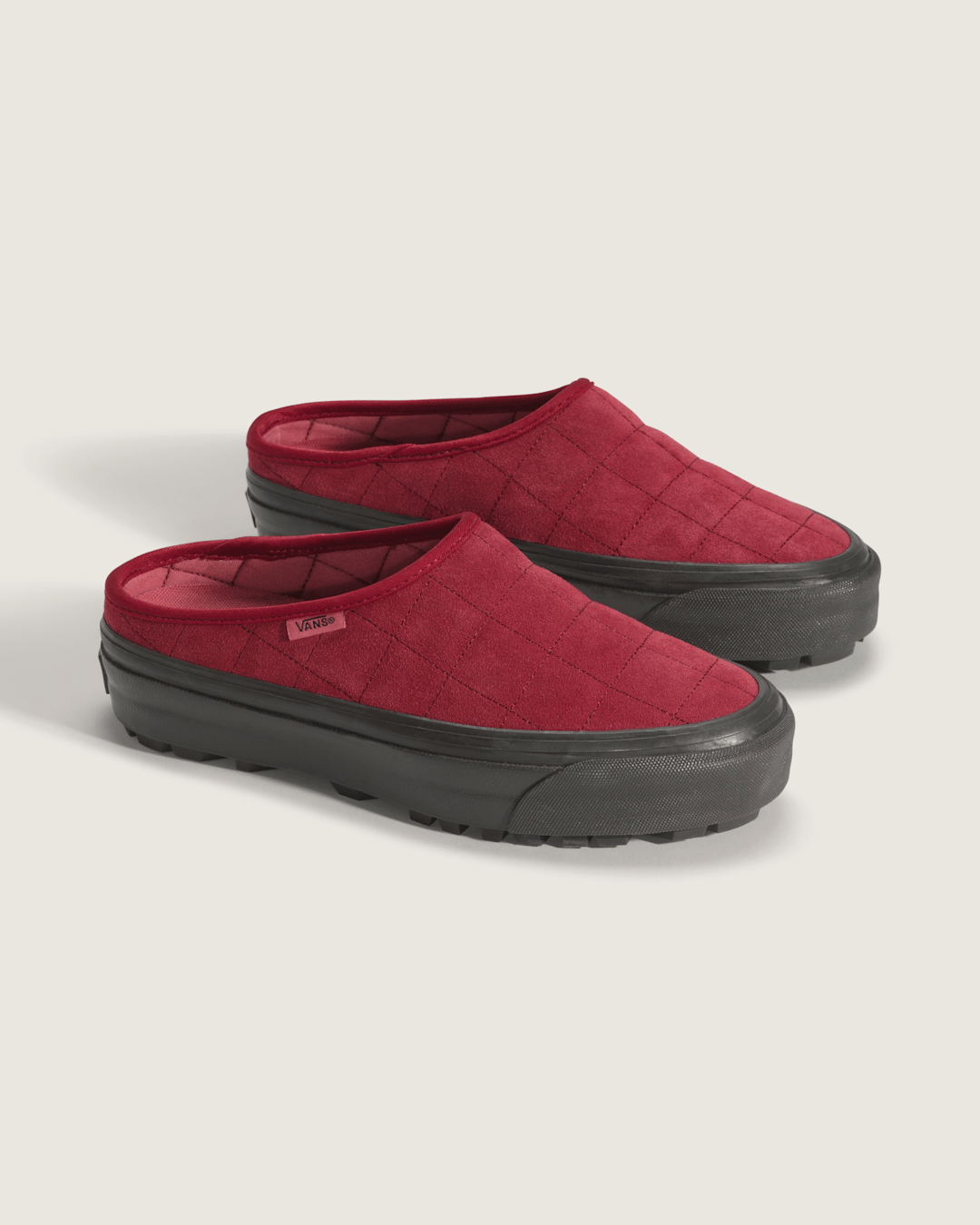 Women|Sale Vans Premium Style 17 Mule in Bordeaux Red