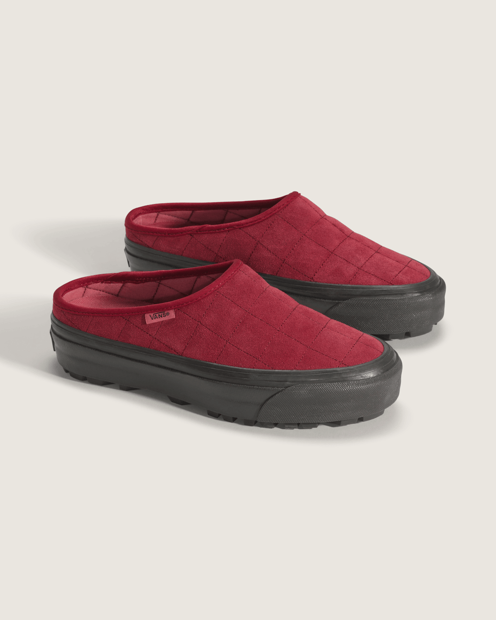 Women|Sale Vans Premium Style 17 Mule in Bordeaux Red
