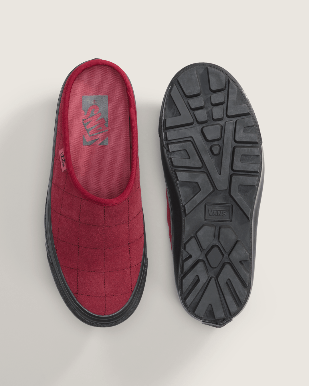 Women|Sale Vans Premium Style 17 Mule in Bordeaux Red