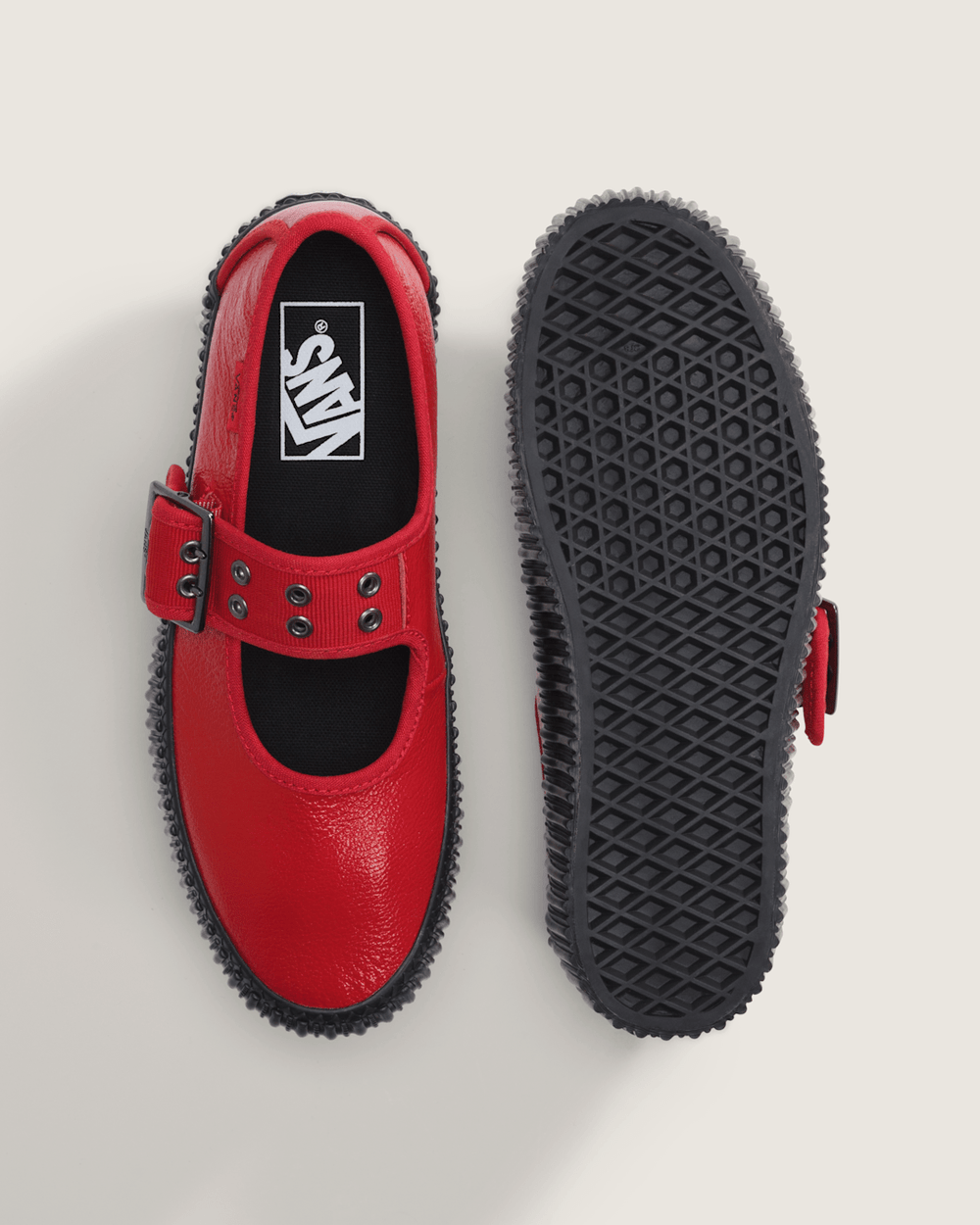 Women|Sale Vans Mary Jane Creeper Shoe in Racing Red