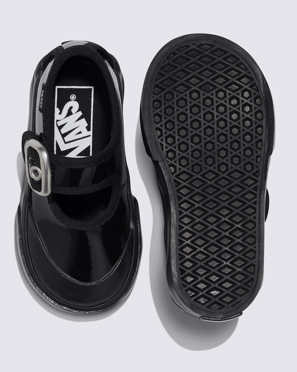 Women|Kids Vans Toddler Mary Jane Shoe in Gothic Shine Black