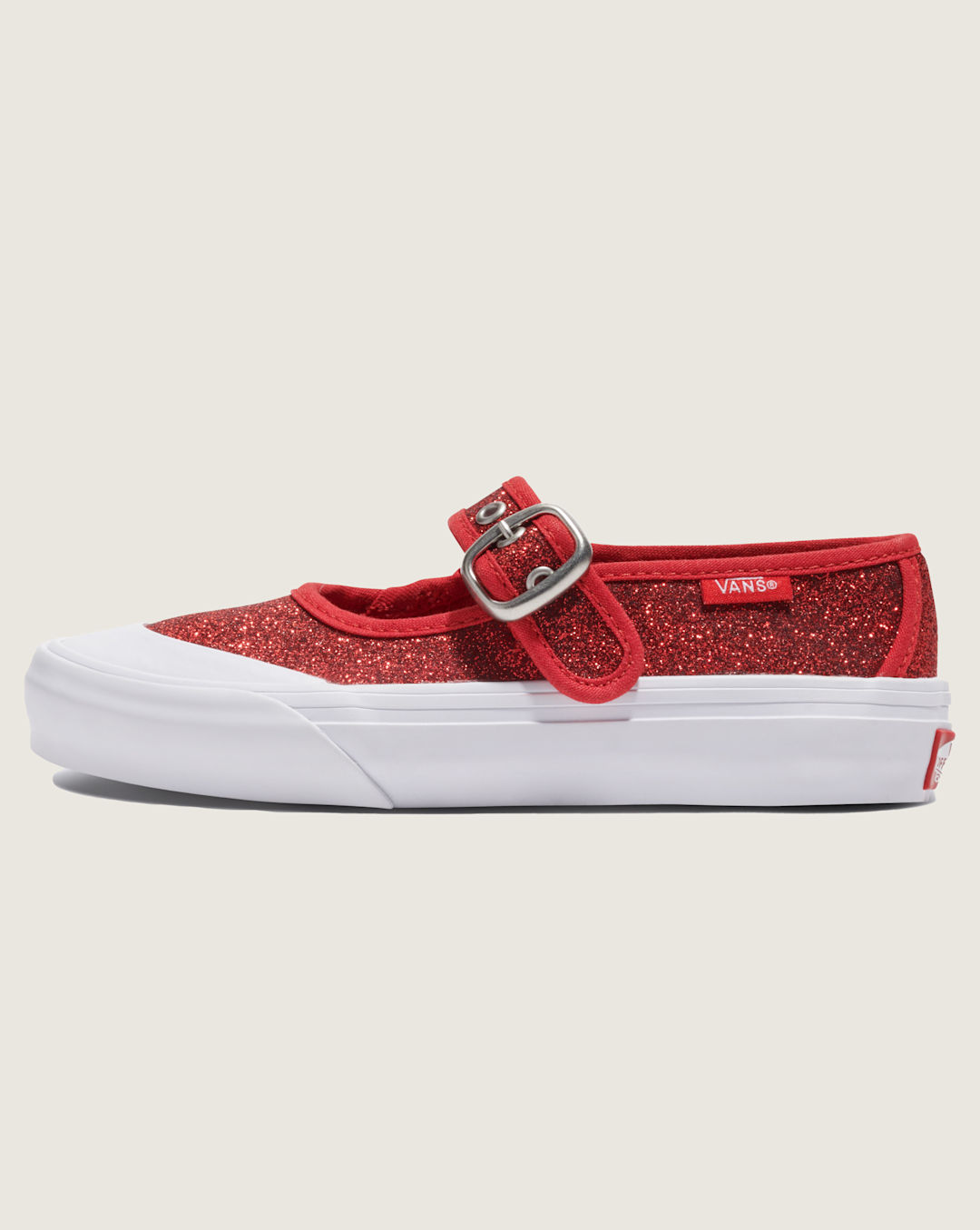 Women|Kids|Sale Vans Little Kids Mary Jane Shoe in Glitter Red