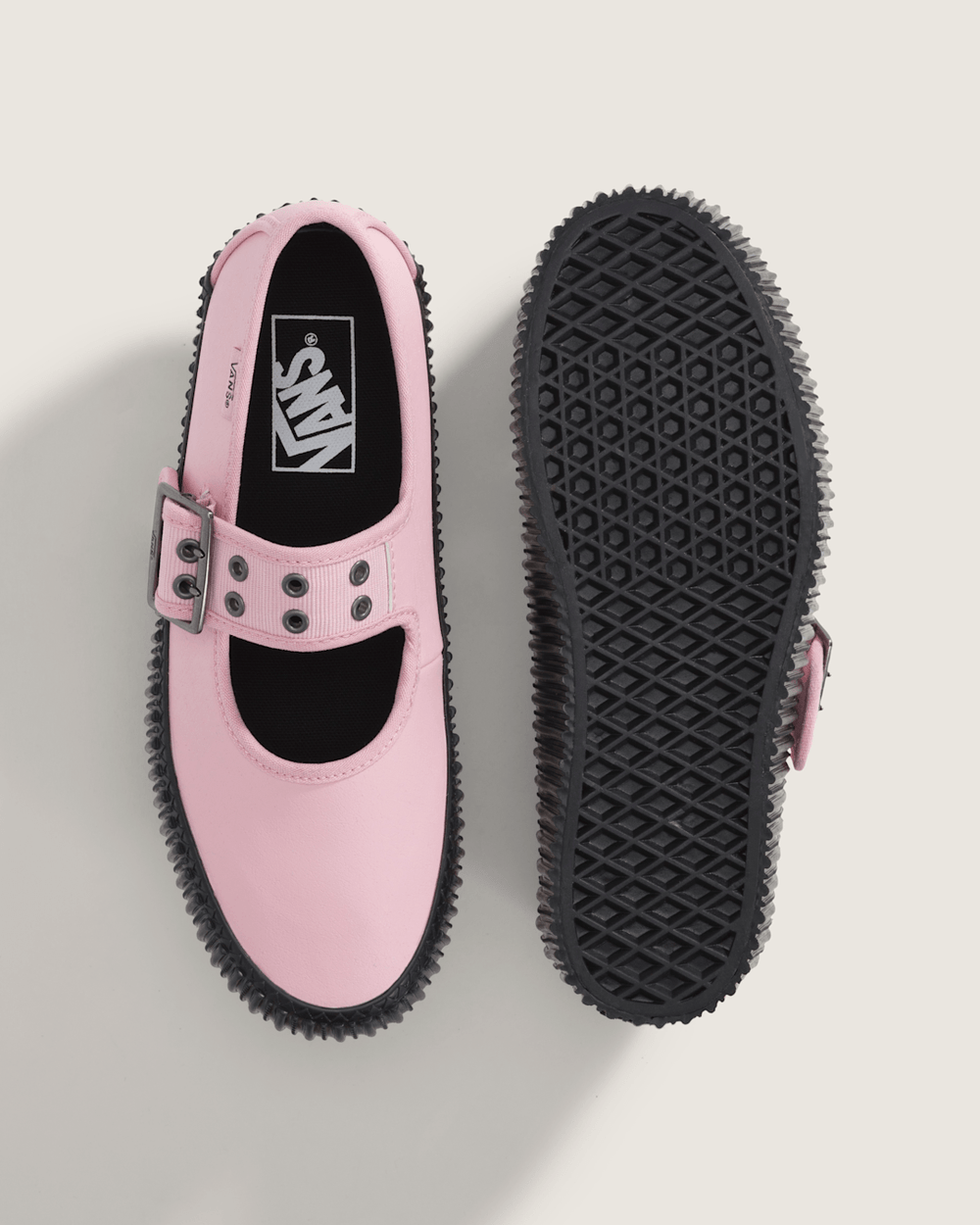 Women|Sale Vans Mary Jane Creeper Shoe in Coral Blush Pink