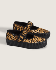 Women|Sale Vans Mary Jane Creeper Shoe in Leopard Brown / Black