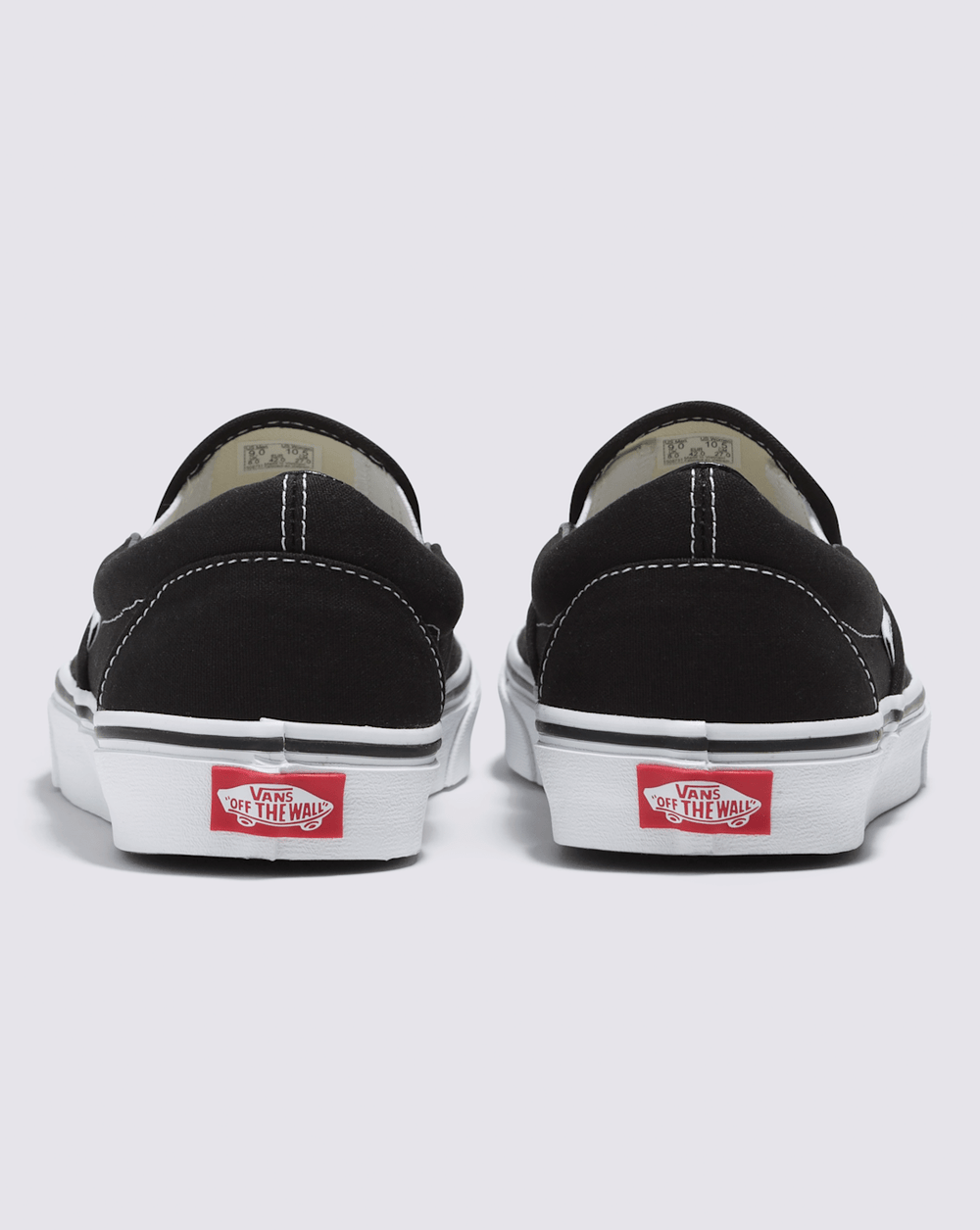 Women|Men Vans Classic Slip-On Wide Black Classics Shoe