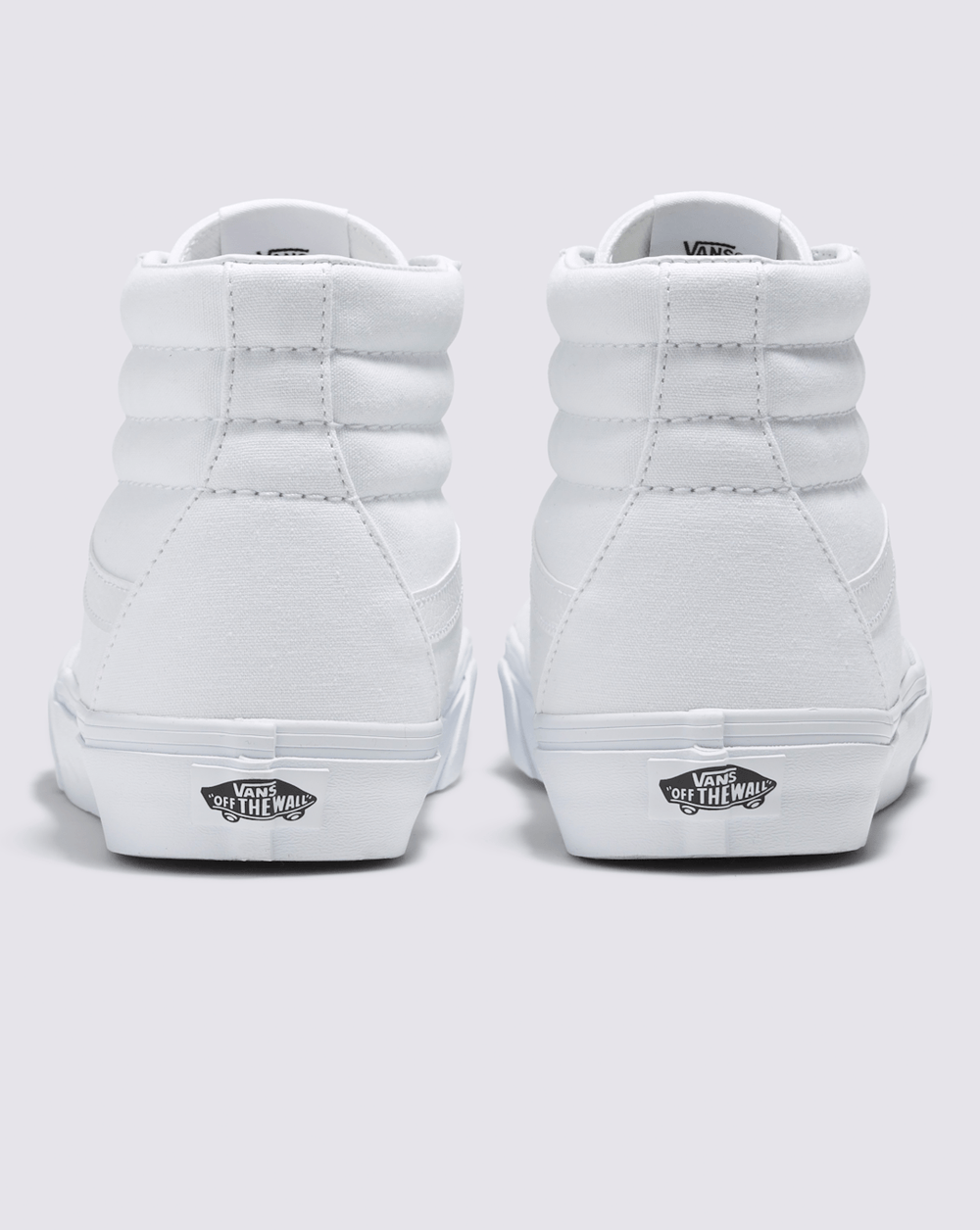 Women|Men Vans Sk8-Hi Wide Canvas True White Classics Shoe
