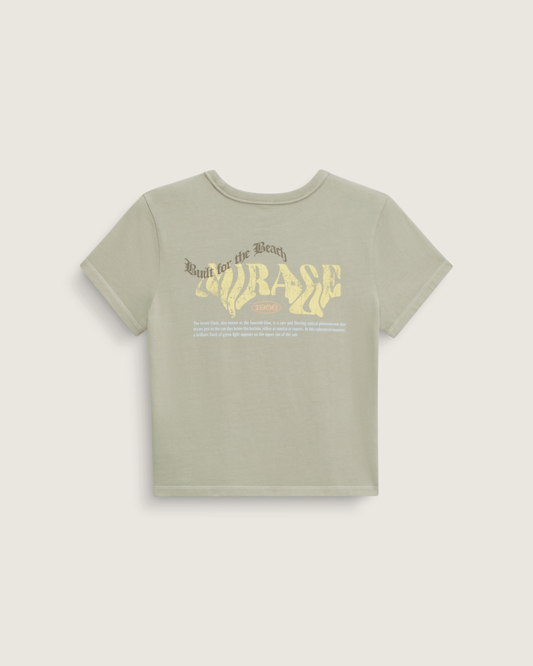 Women|Men Vans Pipe Dream T-Shirt in Soft Sage Green