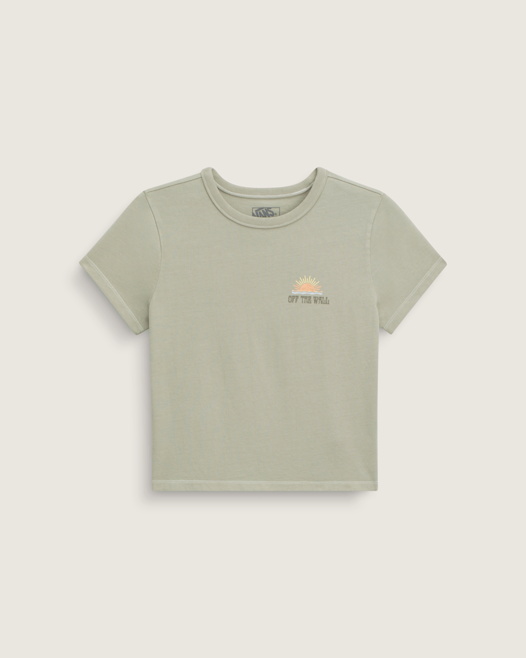 Women|Men Vans Pipe Dream T-Shirt in Soft Sage Green
