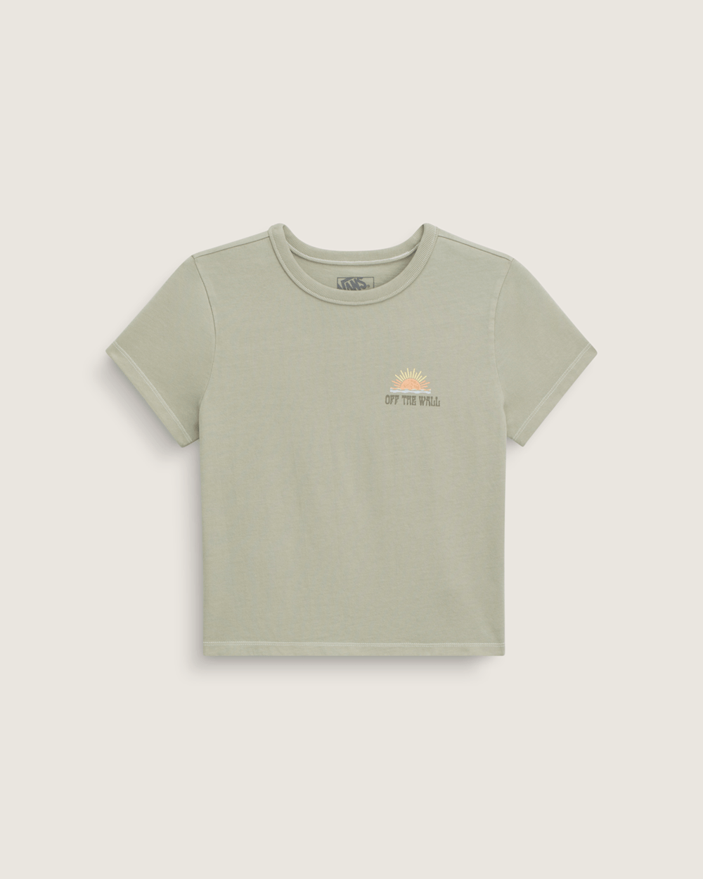 Women|Men Vans Pipe Dream T-Shirt in Soft Sage Green