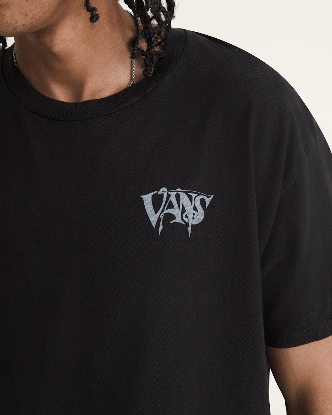Women|Men Vans Waffle Shop Optic Eye T-Shirt in Black
