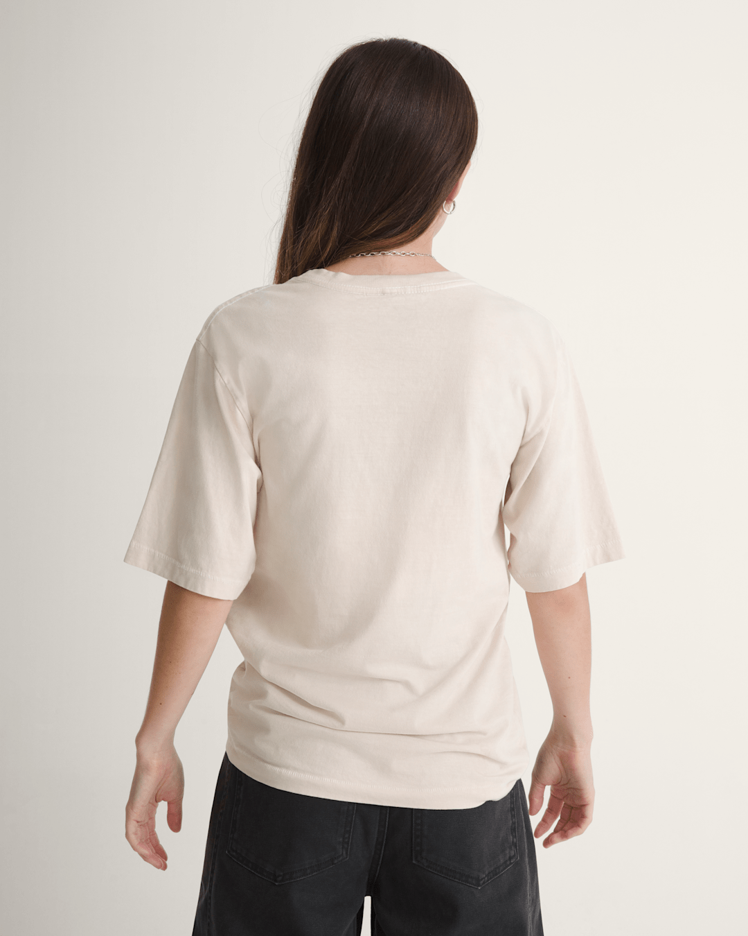 Women|Men Vans Waffle Shop Wave Blend T-Shirt in Marshmallow White