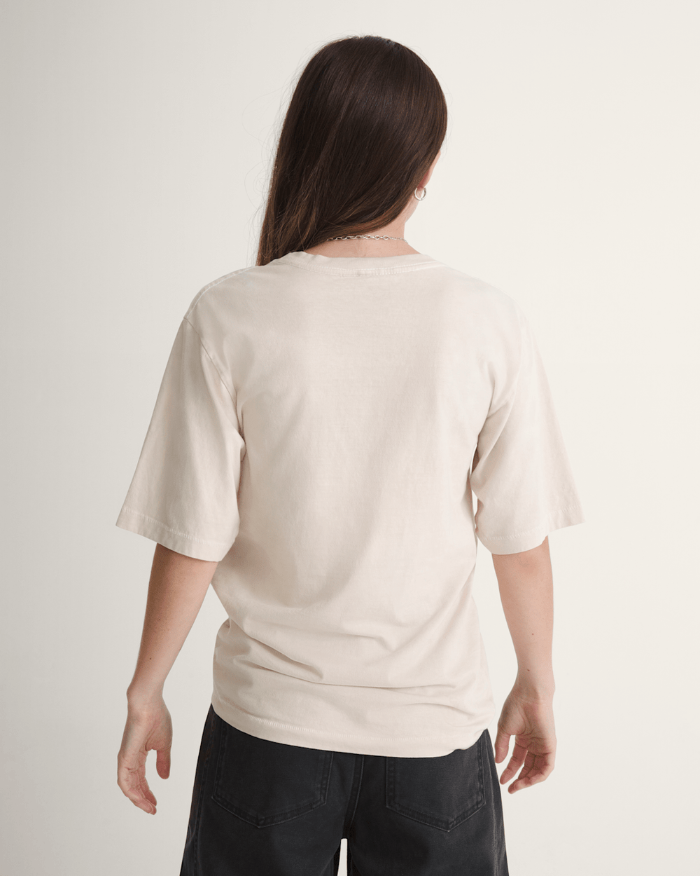 Women|Men Vans Waffle Shop Wave Blend T-Shirt in Marshmallow White