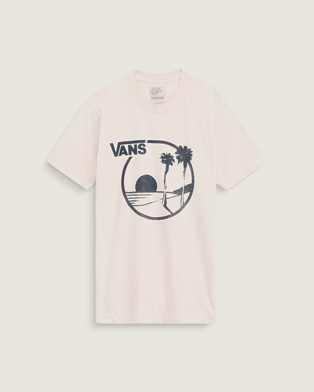 Women|Men Vans Waffle Shop Sun Vans Style T-Shirt in Marshmallow