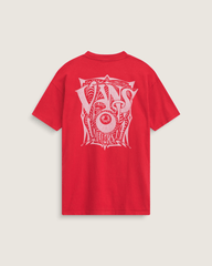 Women|Men Vans Waffle Shop Optic Eye T-Shirt in Red
