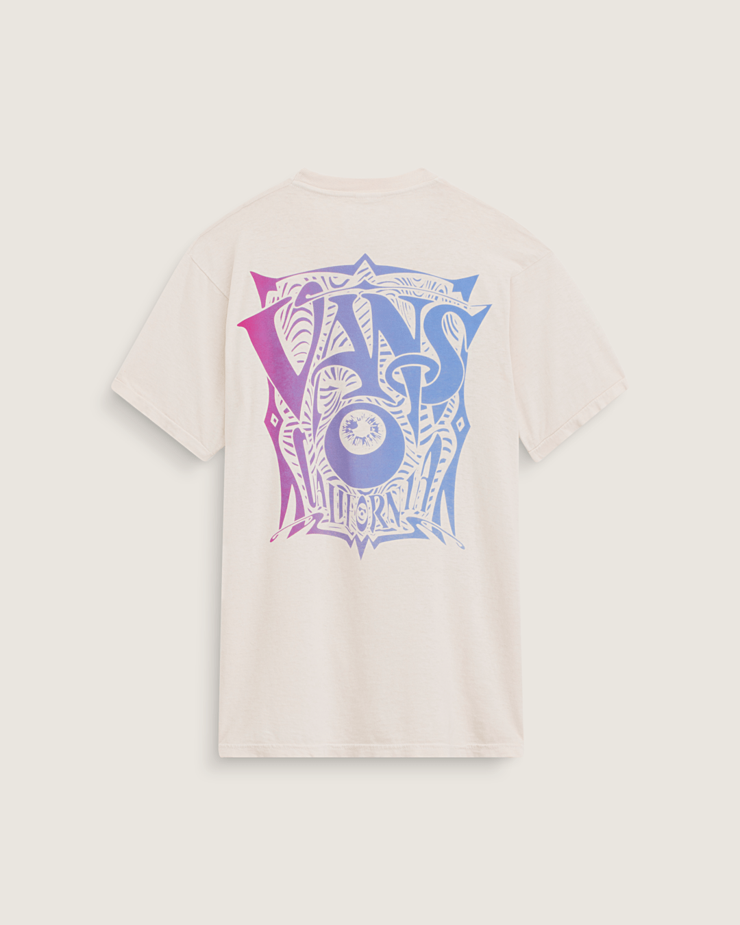 Women|Men Vans Waffle Shop Optic Eye T-Shirt in Marshmallow White