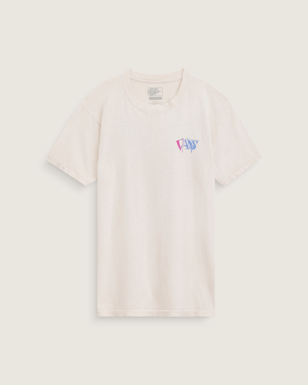 Women|Men Vans Waffle Shop Optic Eye T-Shirt in Marshmallow White