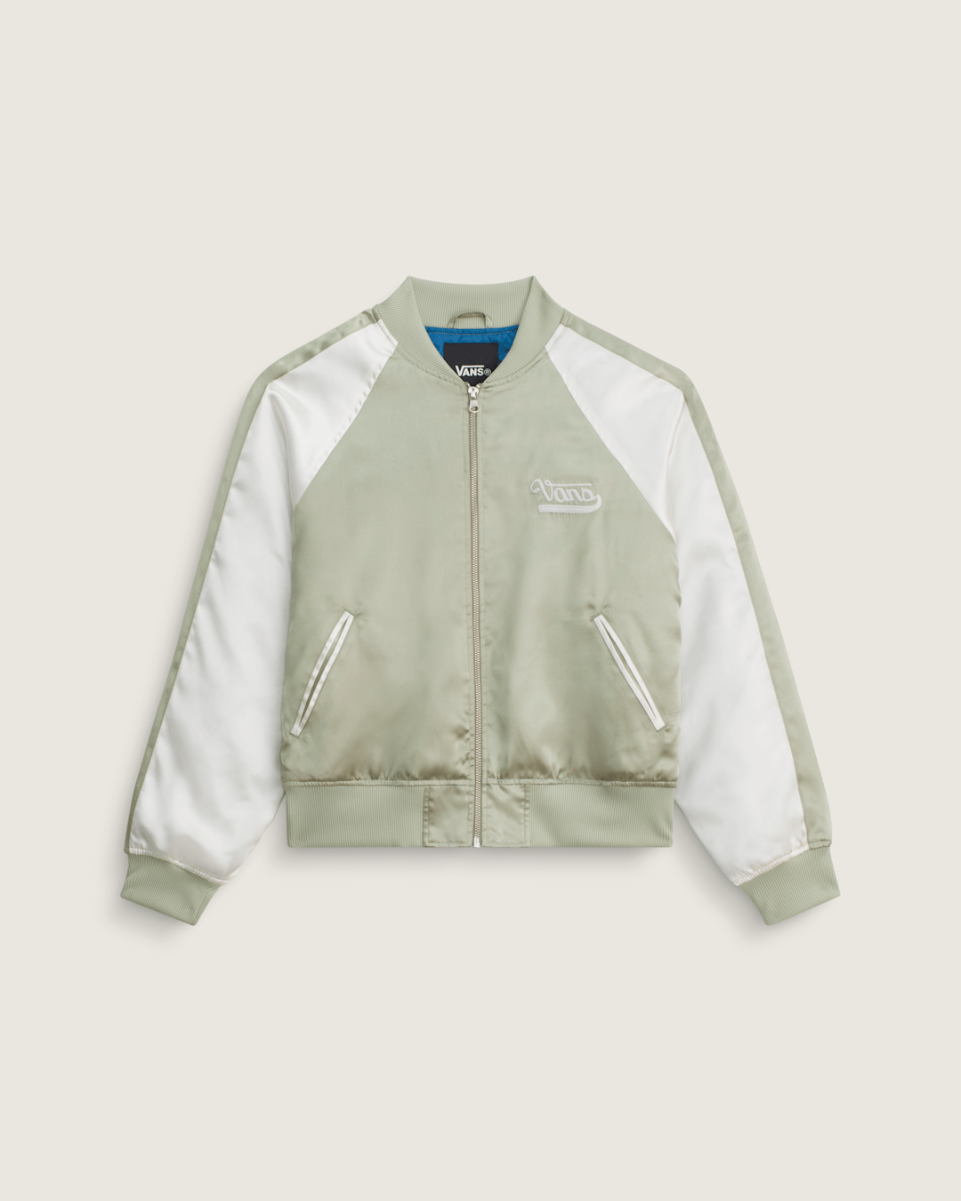 Women Vans Souvenir Jacket in Soft Sage Green