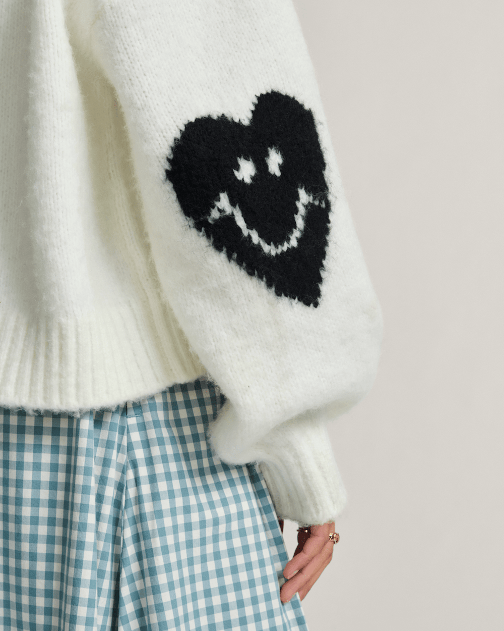 Women Vans Kawaii Hoodie in Marshmallow Beige
