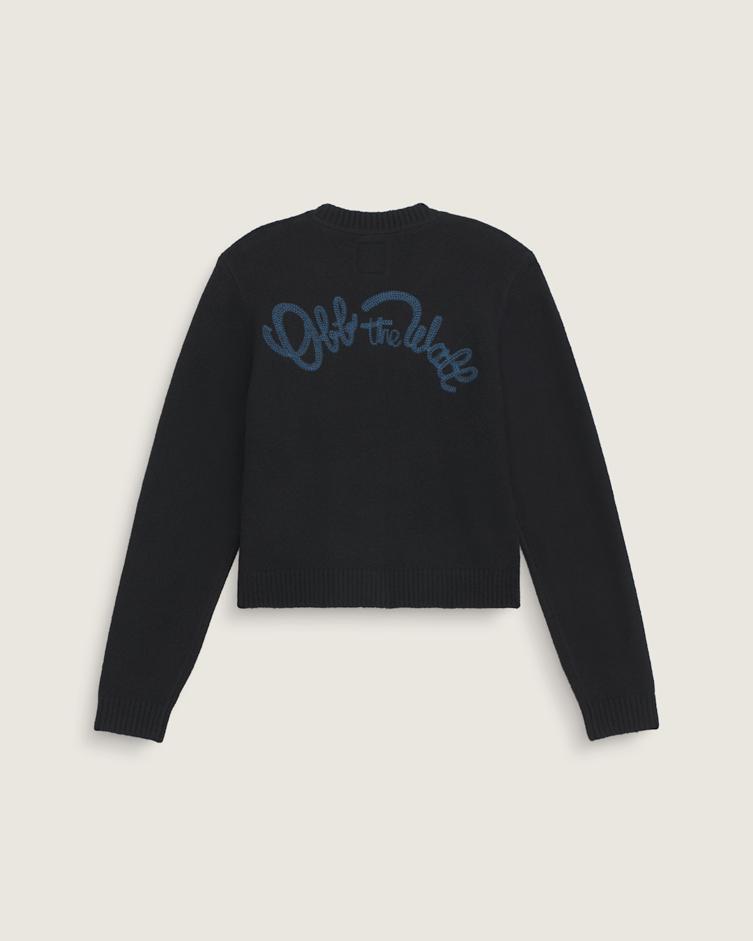 Women Vans Dolly Chain Stitch Cardigan Sweater in Black