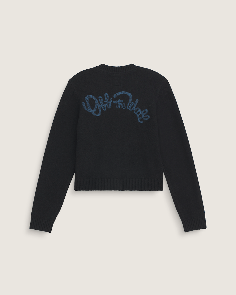 Women Vans Dolly Chain Stitch Cardigan Sweater in Black
