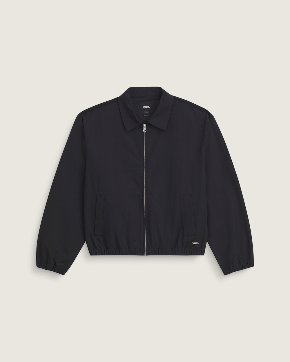 Women Vans Lightweight Bomber Jacket in Black