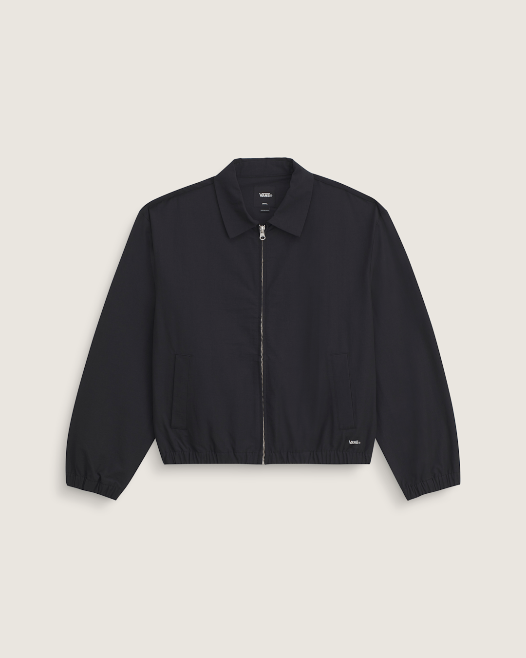 Women Vans Lightweight Bomber Jacket in Black