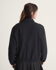 Women Vans Lightweight Bomber Jacket in Black