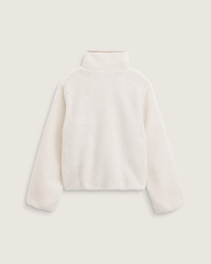 Women Vans Misty Fog High Pile Jacket in Egret Beige