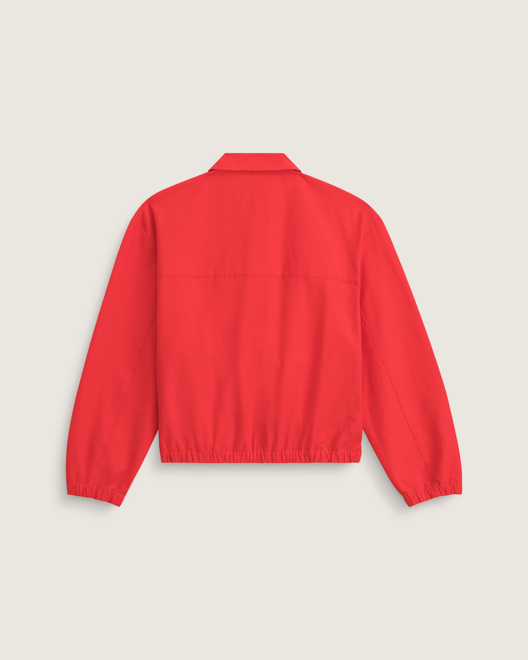 Women Vans Lightweight Bomber Jacket in Racing Red