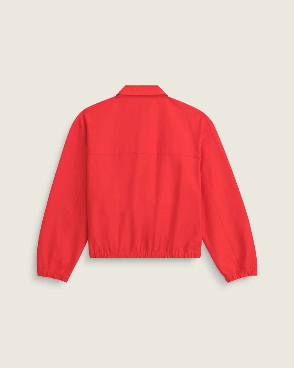 Women Vans Lightweight Bomber Jacket in Racing Red