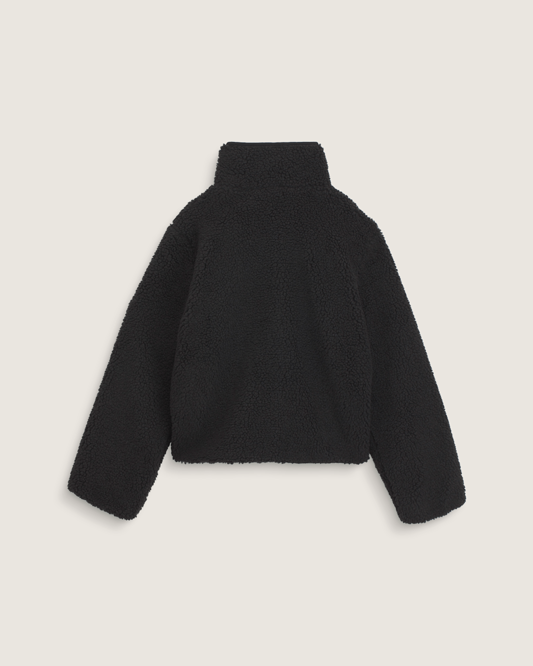 Women Vans Misty Fog High Pile Jacket in Black