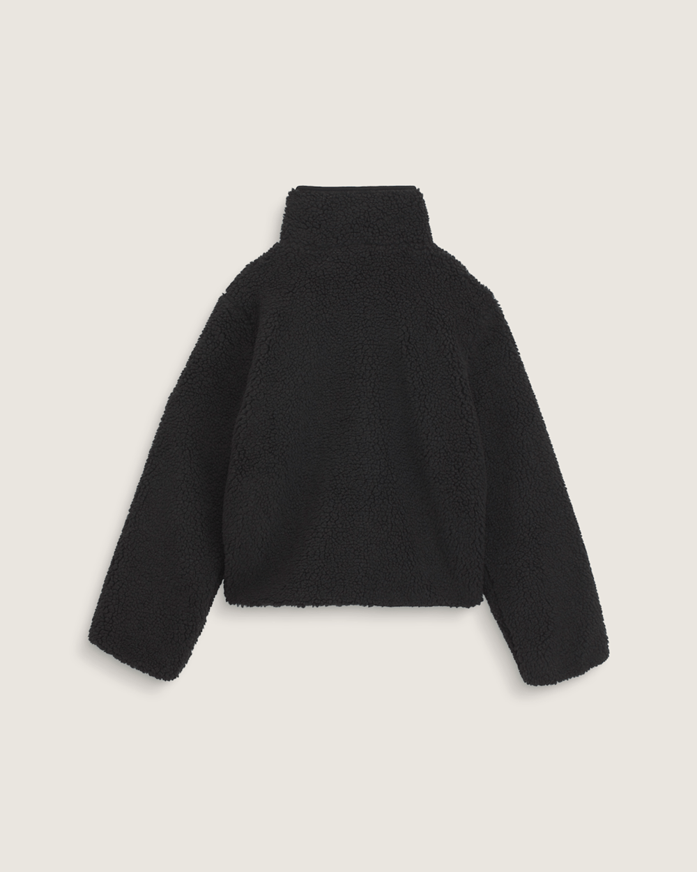 Women Vans Misty Fog High Pile Jacket in Black