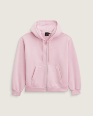 Women Vans Salton Washed Full Zip Hoodie in CORAL BLUSH