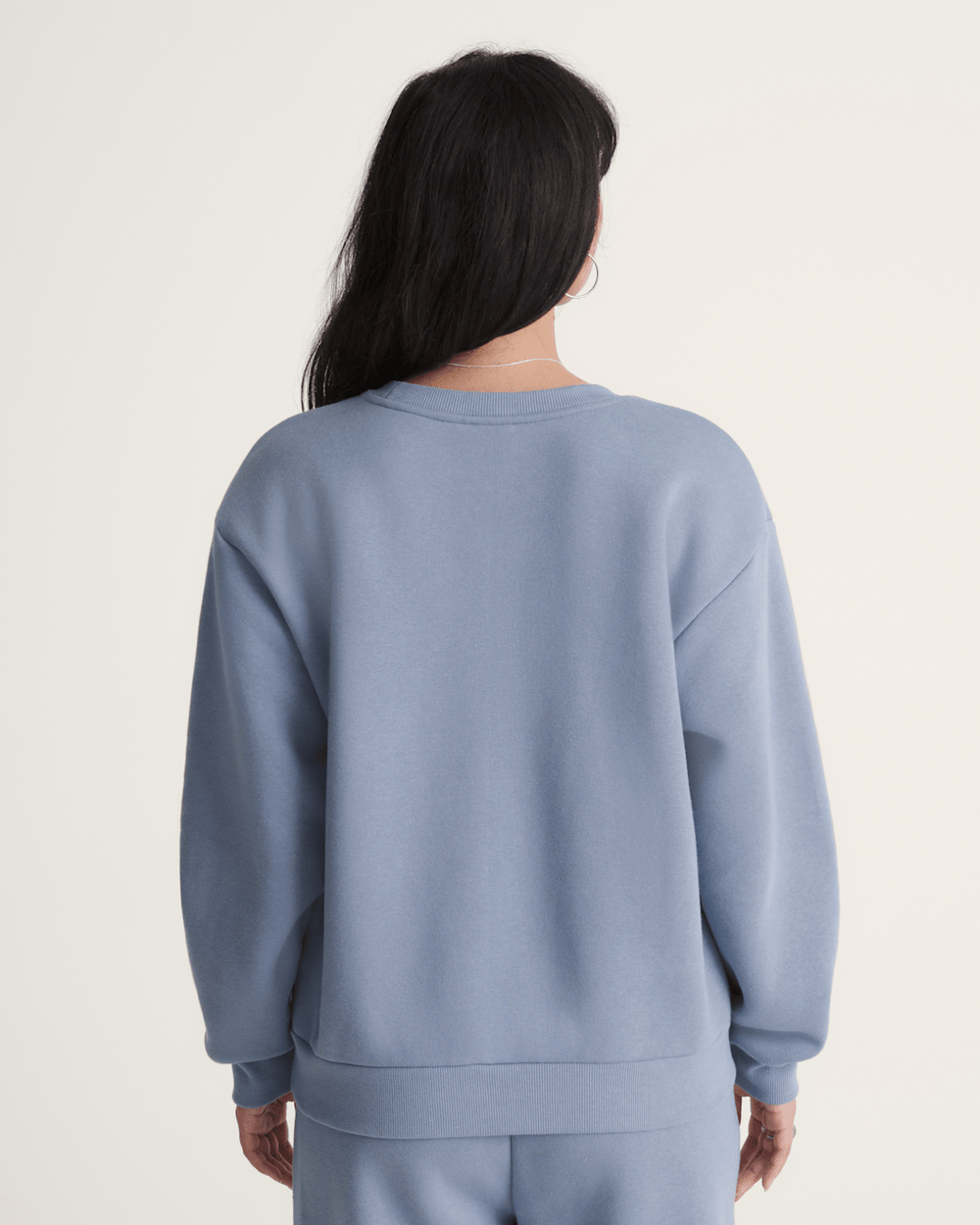 Women Vans Salton Crew Sweatshirt in Glacial Slate Blue