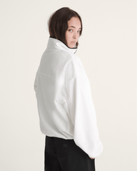 Women Vans Check Mark Polar Sweatshirt in Egret White