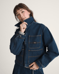 Women Vans Emily Boxy Work Wear Jacket in Dark Rise